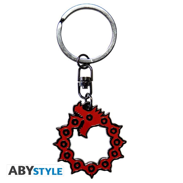 ABYstyle - Coffret cadeau  comprenant un portefeuille à deux volets et un Porte-clés  -  The Seven deadly sins