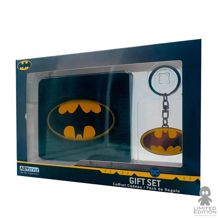 ABYstyle - Coffret cadeau  comprenant un portefeuille à deux volets et un Porte-clés  -  Batman
