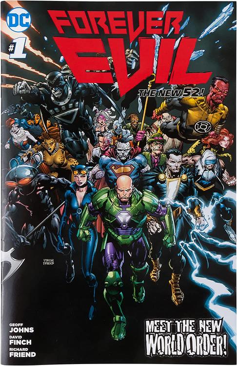 McFarlane - Figurine DC de 7.6cm avec English Comic book -  Forever Evil The new 52!  -  Lex Luthor