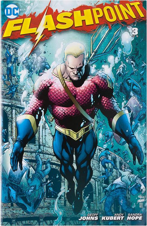 McFarlane - Figurine DC de 7.6cm avec English Comic book -  FlashPoint  -  Aquaman