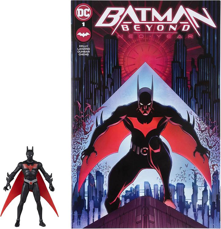 McFarlane - Figurine DC de 7.6cm avec English Comic book -  Batman Beyond