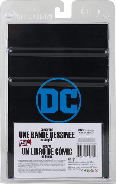 McFarlane - Figurine DC de 7.6cm avec English Comic book -  Batman Rebirth