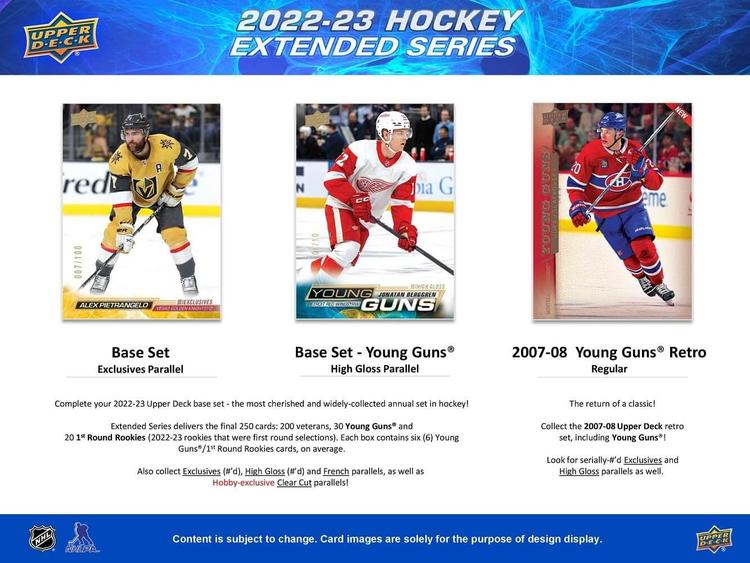 Upper Deck - Booster Hobby - 2022-23 Hockey Extended Series