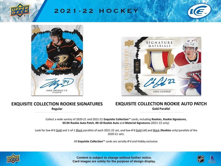 Upper Deck - Booster Hobby  -  Ice 2021-22 Hockey