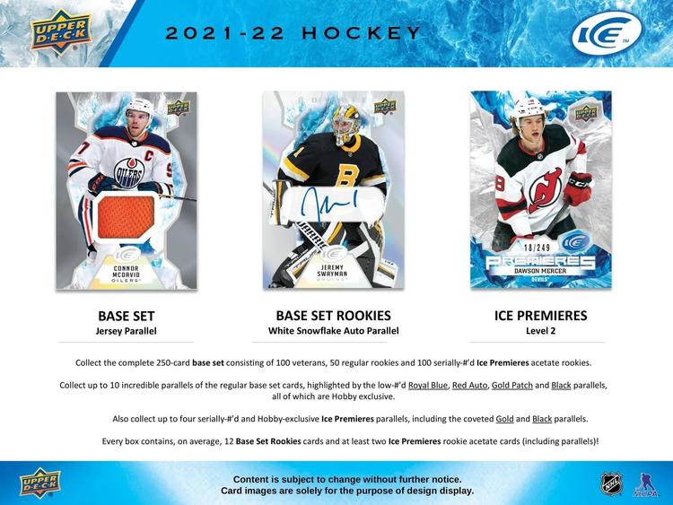 Upper Deck - Booster Hobby  -  Ice 2021-22 Hockey