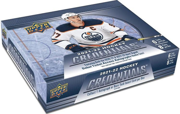 Upper Deck - Booster Hobby - 2021-22 Hockey Credentials