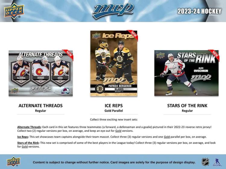 Upper Deck - Booster Hobby - MVP 2023-24 Hockey