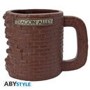 ABYstyle - Tasse 3D de 500 ml  -  Wizarding World Harry Potter  -  Diagon Alley