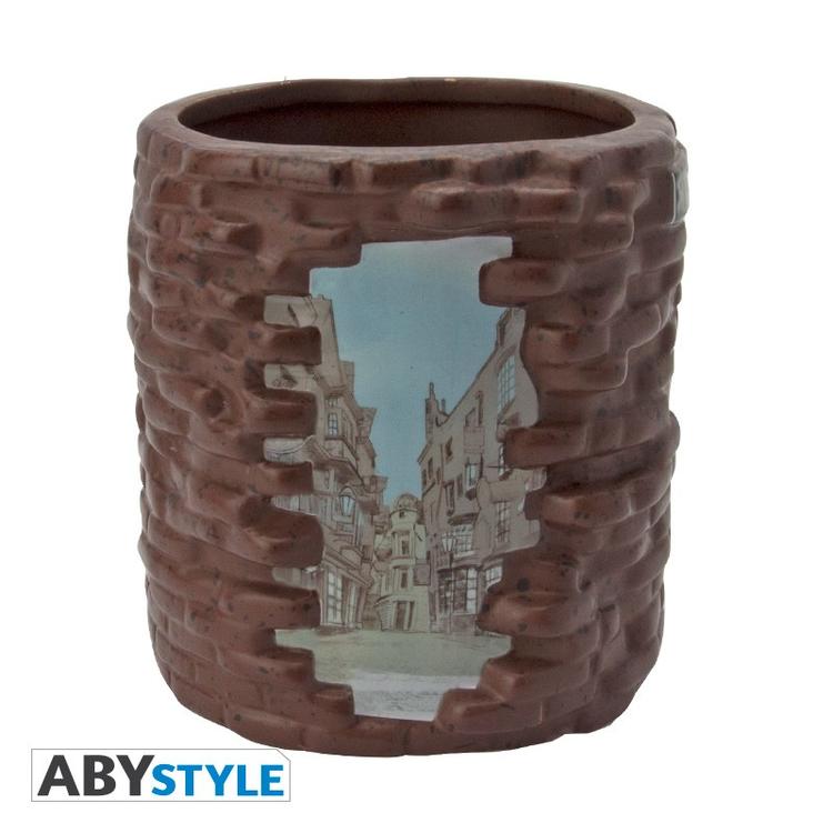 ABYstyle - Tasse 3D de 500 ml  -  Wizarding World Harry Potter  -  Diagon Alley