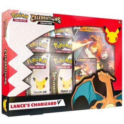 Pokémon - Celebrations Collection Box (Lance's Charizard V - Dark Sylveon V)