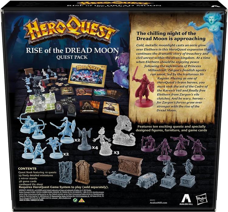 Hero Quest édition 2022  -  Rise of the Dread Moon Quest Pack  (2023)  (VA)