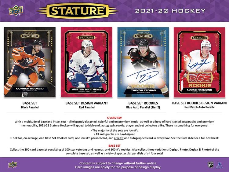 Upper Deck - Hobby Booster Box - Stature 2021-22 hockey