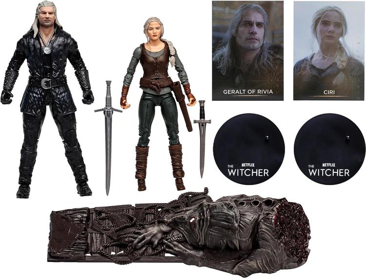 McFarlane - 17.8cm action figure - The Witcher - Ciri & Geralt of Rivia