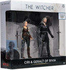 McFarlane - Figurine action de 17.8cm  -  The Witcher  -  Ciri & Geralt of Rivia