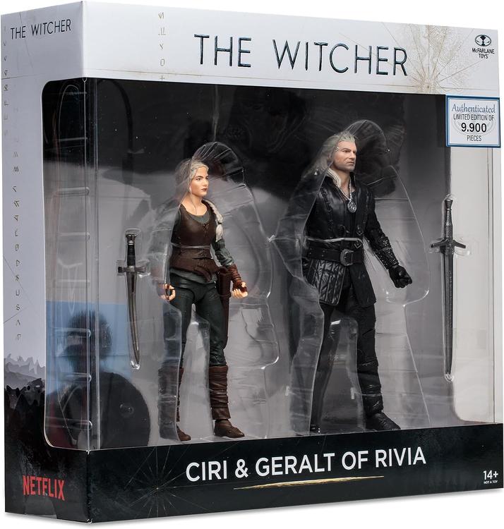 McFarlane - 17.8cm action figure - The Witcher - Ciri & Geralt of Rivia