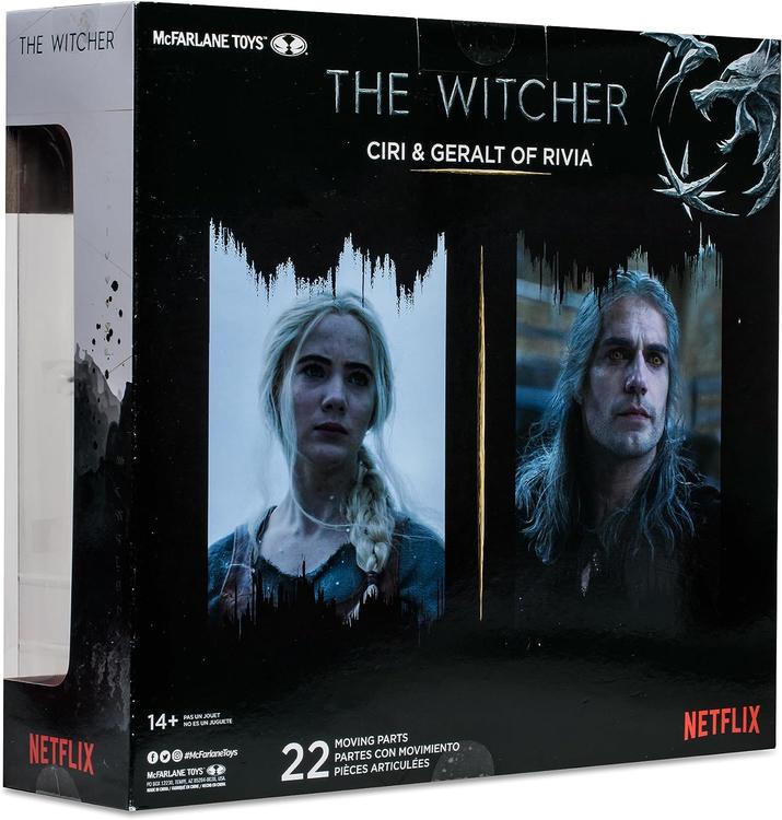 McFarlane - 17.8cm action figure - The Witcher - Ciri & Geralt of Rivia
