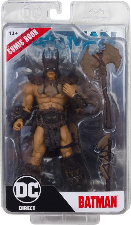 McFarlane - DC Direct - Figurine DC de 17.8cm  -  DC Batman fighting the frozen Comic book inclus  -  Batman