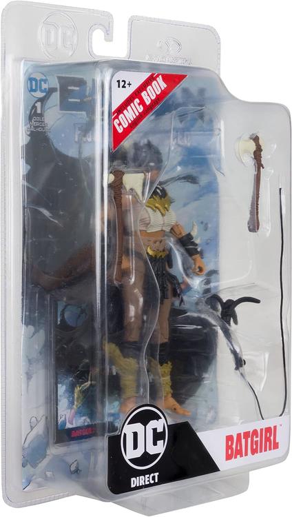 McFarlane - DC Direct - Figurine DC de 17.8cm  -  DC Batman fighting the frozen Comic book inclus  -  Batgirl
