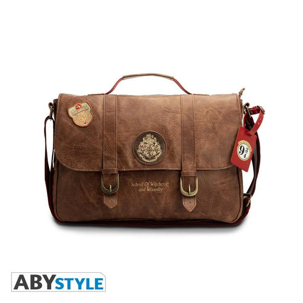 ABYstyle - Brown leather shoulder bag - Wizarding Word of Harry Potter - Hogwarts Alumni