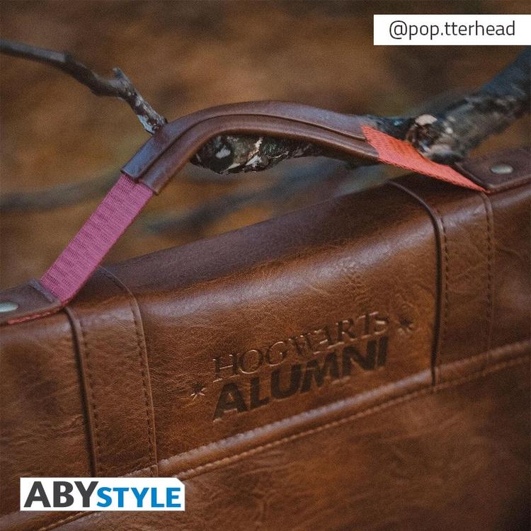 ABYstyle - Sac bandoulière en cuir brun - Wizarding Word of Harry Potter  -  Hogwarts Alumni