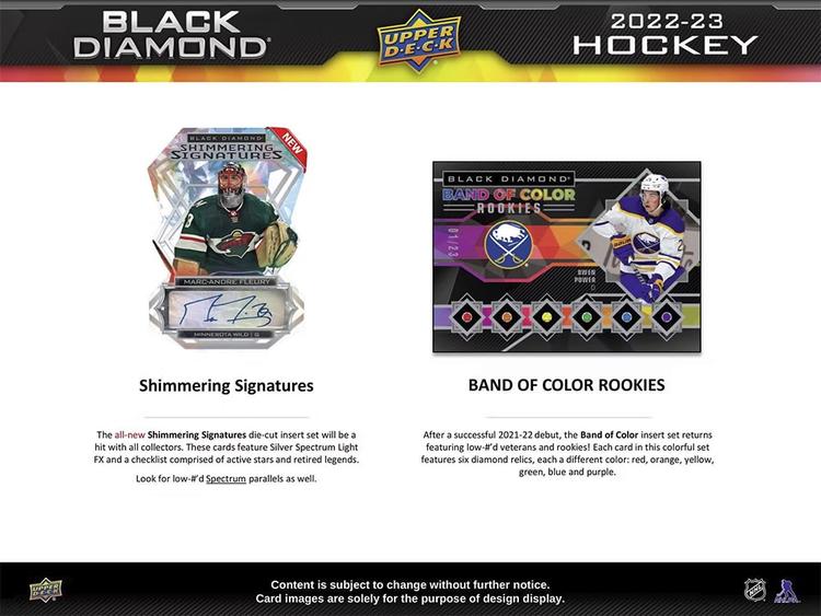 Upper Deck - Hobby Booster Box - Black Diamond 2022-23 Hockey