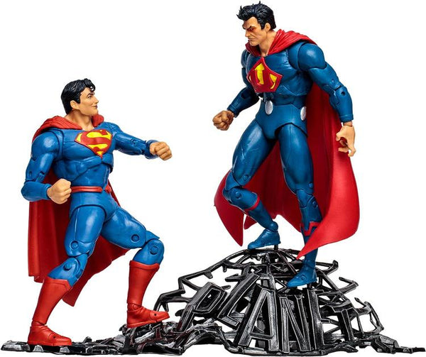 McFarlane Toys  -  Figurine action de 17.8cm  -  DC Multiverse  -  Superman vs Superman of earth-3