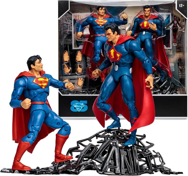 McFarlane - Figurine action de 17.8cm  -  DC Multiverse  -  Superman vs Superman of earth-3