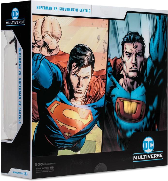 McFarlane - Figurine action de 17.8cm  -  DC Multiverse  -  Superman vs Superman of earth-3