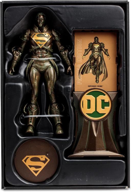 McFarlane - Gold Label collection  -  Figurine action de 17.8cm  -  Authenticated limited edtion 4010 PCS  -  Superboy-prime  -  Infinite crisis patina edition