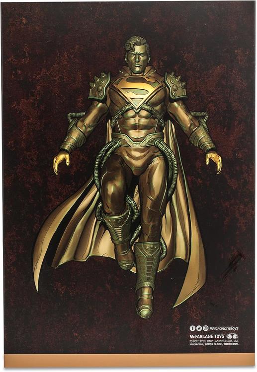 McFarlane - Gold Label collection  -  Figurine action de 17.8cm  -  Authenticated limited edtion 4010 PCS  -  Superboy-prime  -  Infinite crisis patina edition