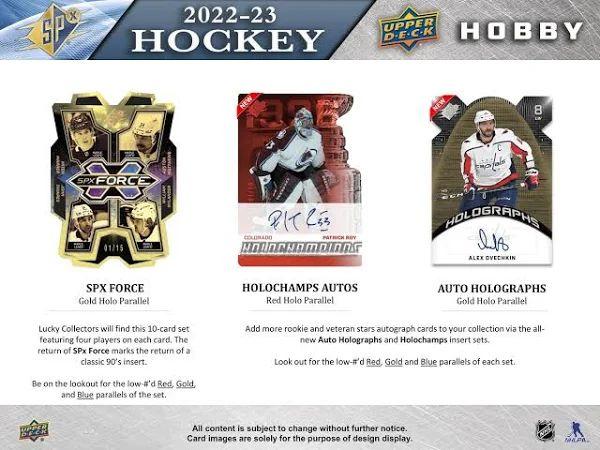 Upper Deck - Hobby Booster Box - SPX 2022-23 Hockey