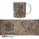 ABYstyle - Tasse de 320 ml  -  The Lord of the Rings  -  Middle earth map