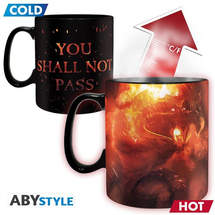 ABYstyle - Grande tasse thermo-réactive de 460 ml  -   The Lord of the Rings  -  You shall not pass