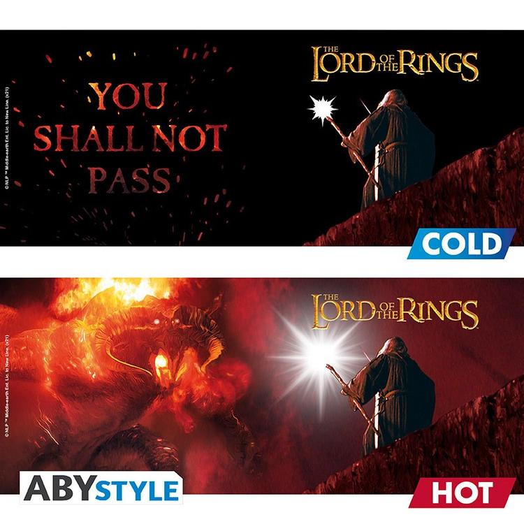 ABYstyle - Grande tasse thermo-réactive de 460 ml  -   The Lord of the Rings  -  You shall not pass