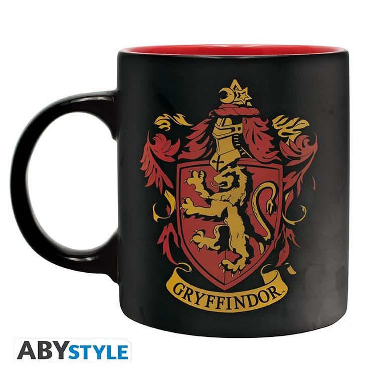 ABYstyle - Gift box with 320 ml mug + Harry Potter key ring + Gryffindor notepad - Wizarding World Harry Potter