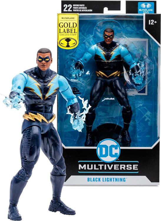 McFarlane - Gold Label collection  -  Figurine action de 17.8cm  -  DC Multiverse  -  Black Lightning Final Crisis