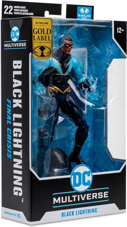 McFarlane - Gold Label collection  -  Figurine action de 17.8cm  -  DC Multiverse  -  Black Lightning Final Crisis