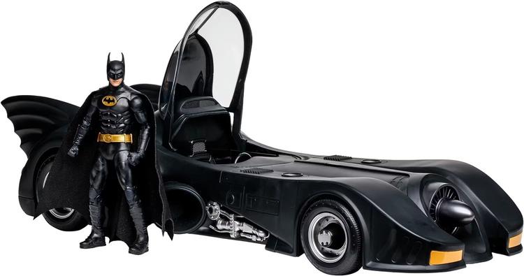 McFarlane - Gold Label collection  -  Figurine action de 60cm  -  DC Multiverse  -  Batman & Batmobile