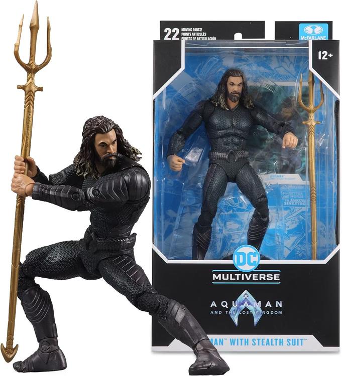 McFarlane - Figurine action de 17.8cm  -  DC Multiverse  -  Aquaman and the lost Kingdom  -  Aquaman With Stealth Suit