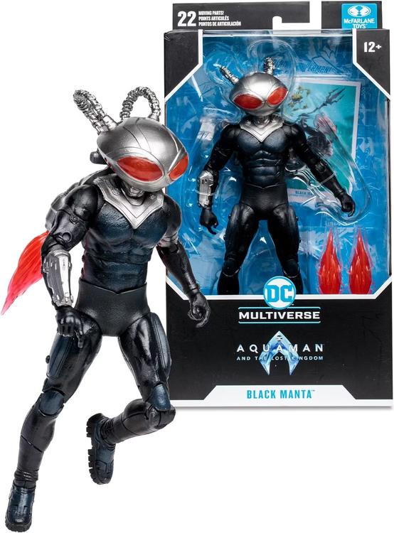 McFarlane - Figurine action de 17.8cm  -  DC Multiverse  -  Aquaman and the lost Kingdom  -  Black Manta