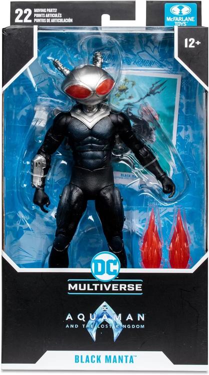 McFarlane - Figurine action de 17.8cm  -  DC Multiverse  -  Aquaman and the lost Kingdom  -  Black Manta