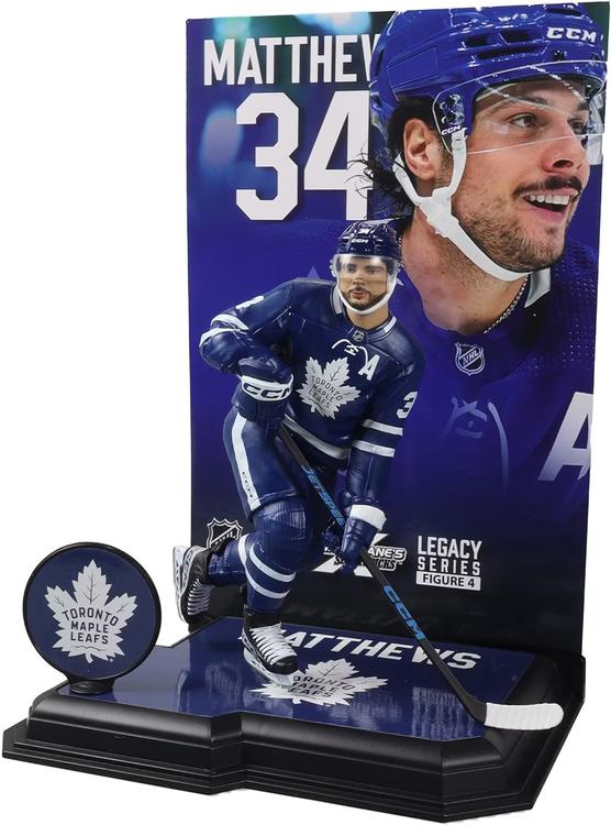 McFarlane Toys  -  Figurine statue de 17.8cm  -  NHL Hockey  -  Toronto Maple Leafs  -  Matthews 34