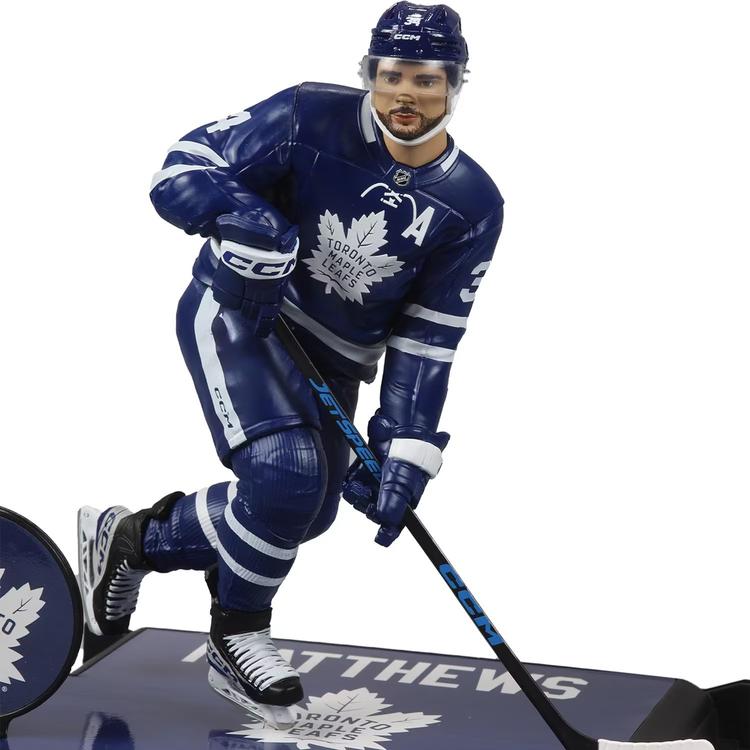 McFarlane - Figurine statue de 17.8cm  -  NHL Hockey  -  Toronto Maple Leafs  -  Matthews 34