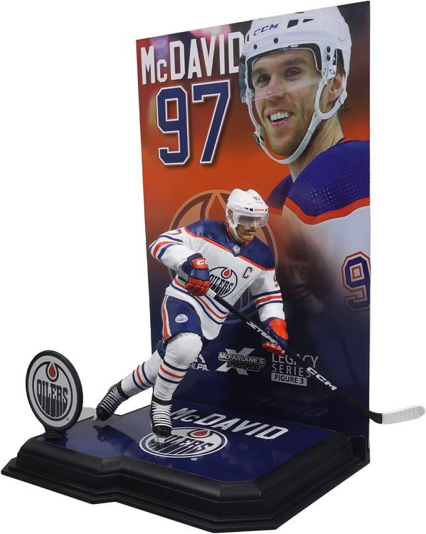 McFarlane - Figurine statue de 17.8cm  -  NHL Hockey  -  Oilers d'Edmonton  -  McDavid 97