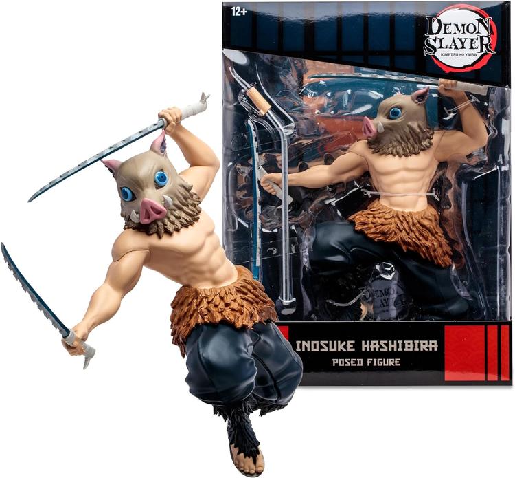 McFarlane - Figurine Statue de 30cm  - Demon Slayer  -  Inosike Hashibira