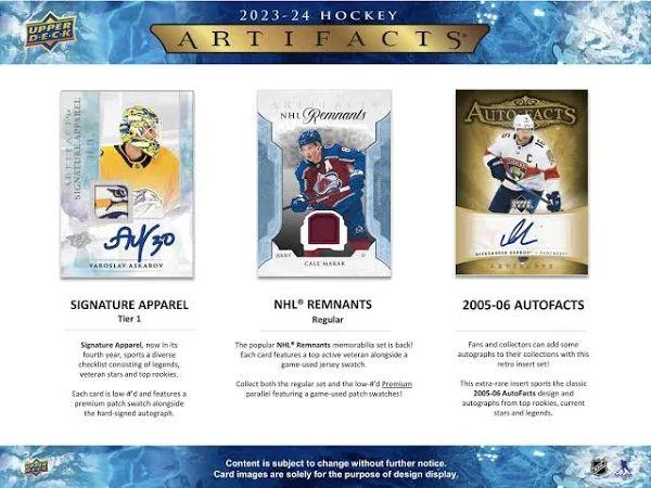 Upper Deck - Booster Hobby - Artifacts 2023-24 Hockey