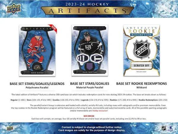 Upper Deck - Booster Hobby - Artifacts 2023-24 Hockey