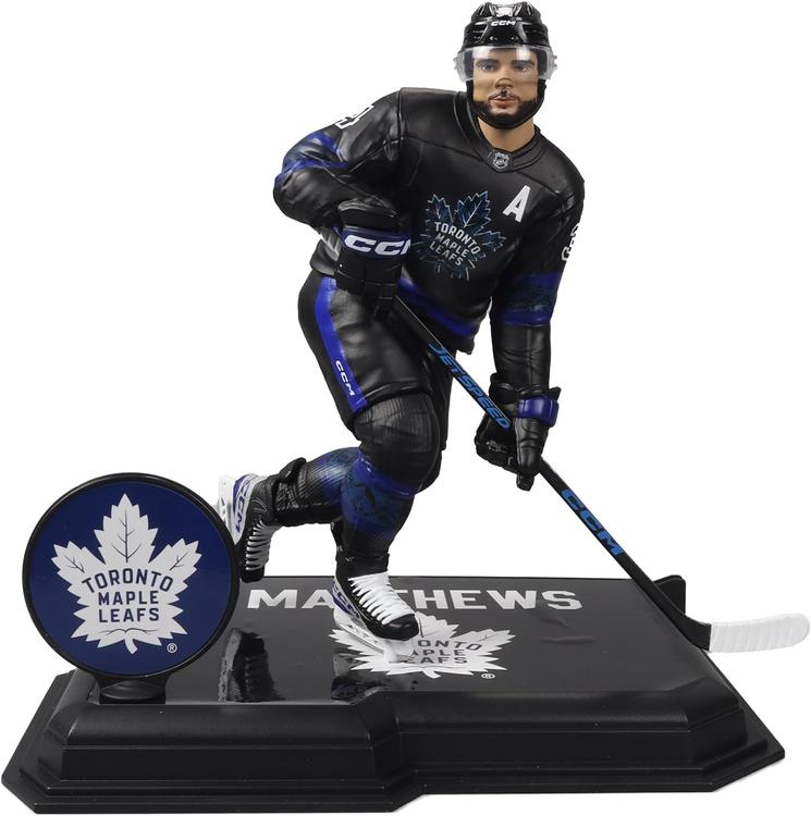 McFarlane - Gold Label collection  -  Figurine statue de 17.8cm  -  NHL Hockey  -  Toronto maple Leafs  -  Matthews 34