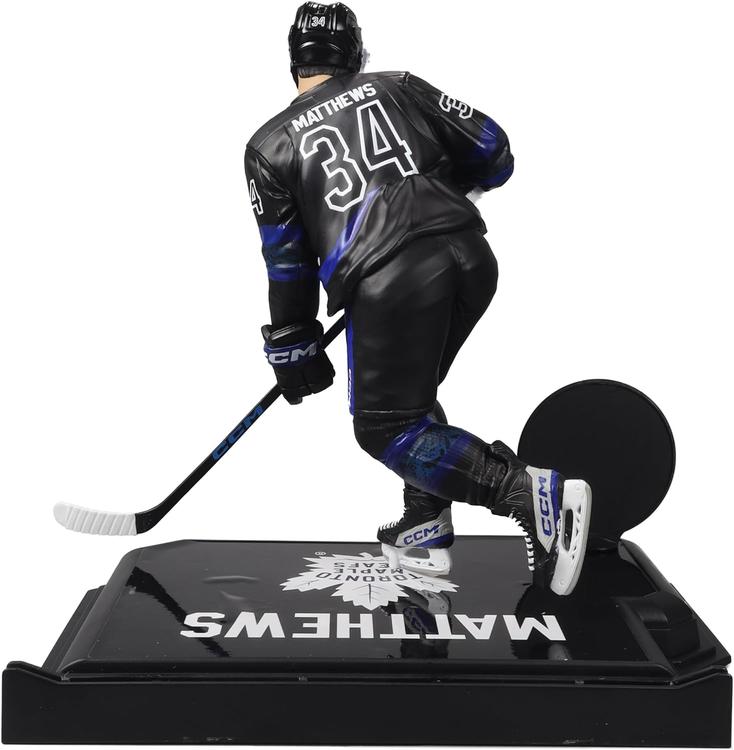 McFarlane - Gold Label collection  -  Figurine statue de 17.8cm  -  NHL Hockey  -  Toronto maple Leafs  -  Matthews 34