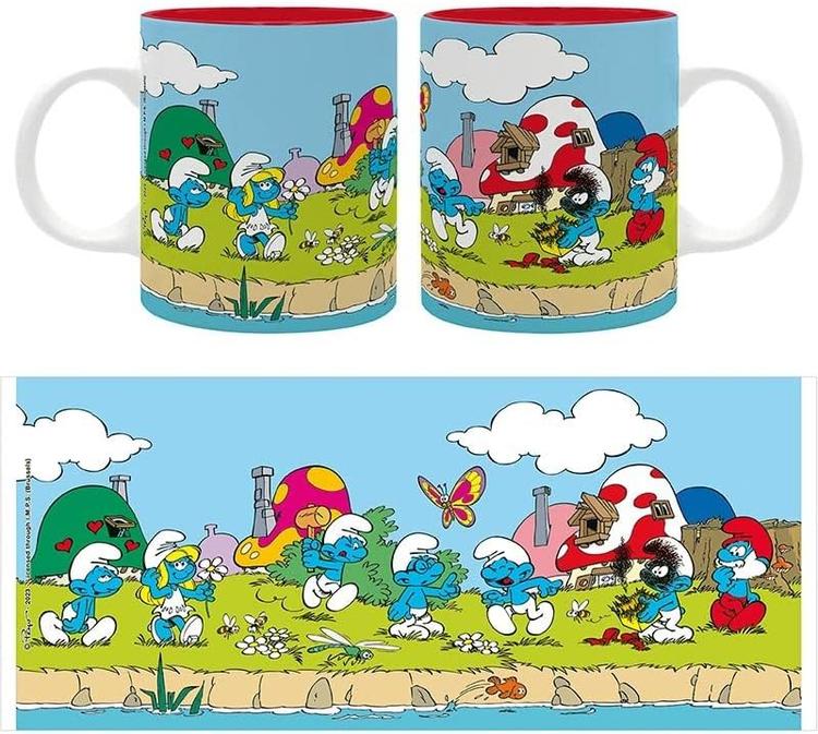 ABYstyle - Tasse de 320 ml  -   The Smurfs Happy to live!